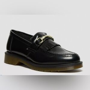 DR MARTENS ADRIAN SNAFFLE SMOOTH LEATHER KILTIE LOAFERS